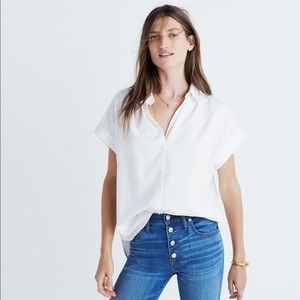 Madewell Central Shirt Pure White